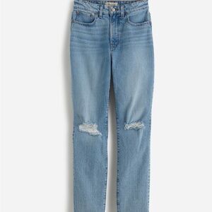 Classic Blue Distressed Women's Jeans